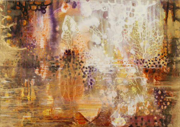 A Good Space. Acrylic, enamel, wood. 31x44