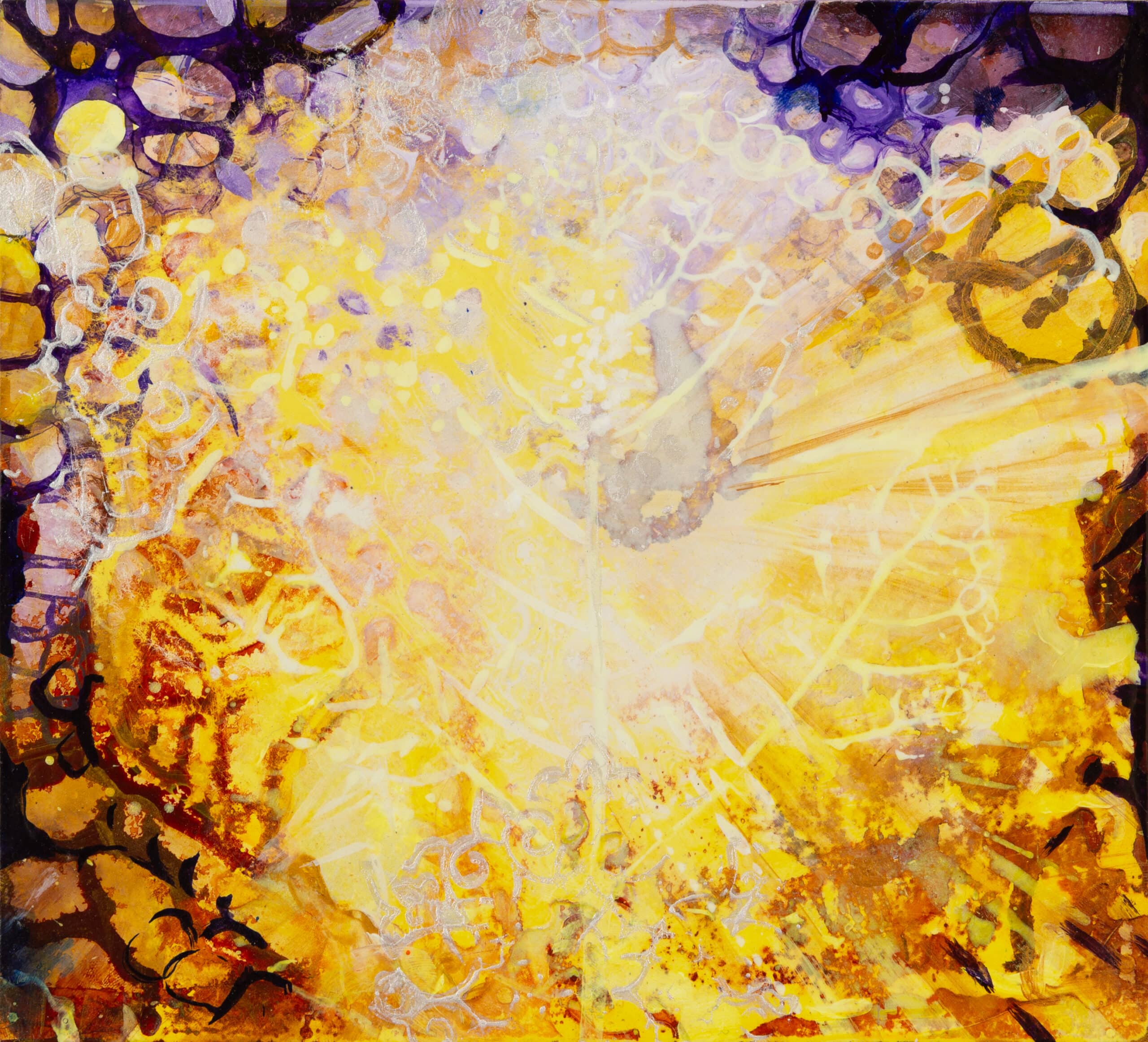 Light. Acrylic, wood. 20x24