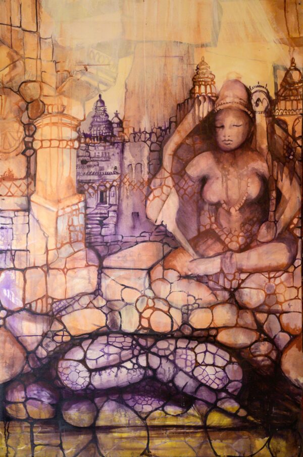 Surrender . Oil on sewn canvas. 80x130