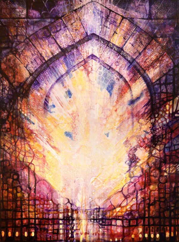 The Other Side. Acrylic on wood. 60x90